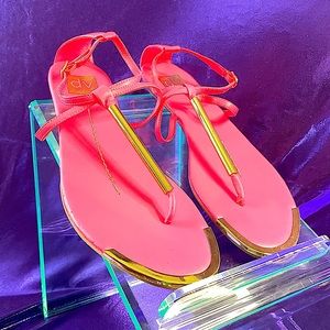 Pink & Gold Accent Dolce Vita Sandals